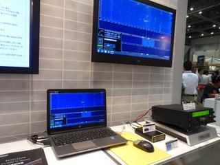 Kenwood TS-590 G series transceivers, shown off here with a PERSEUS SDR