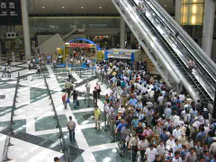 Queue Saturday morning waiting to buy tickets